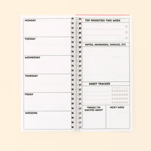 Load image into Gallery viewer, Ringbound Week Planner
