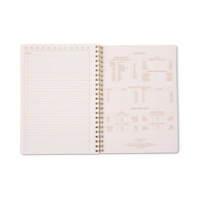 Load image into Gallery viewer, DesignWorks Ink Orange Check A4 Twin Wire Notebook
