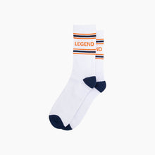 Load image into Gallery viewer, Legend Organic Cotton Sports Socks in White
