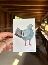 Load image into Gallery viewer, Derpy Pigeon Postcard

