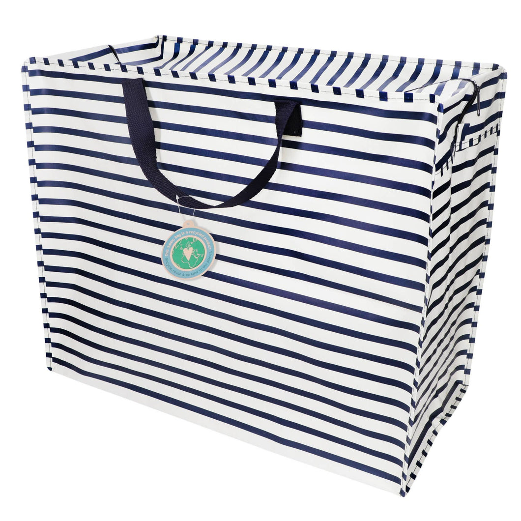 Nautical Stripes Jumbo Storage Bag