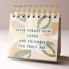 Load image into Gallery viewer, Floral Weekly Positivity Flip Chart
