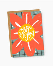 Load image into Gallery viewer, Big Flower Happy Birthday Greetings Card
