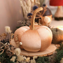 Load image into Gallery viewer, Velvet Pumpkin Standing Decoration
