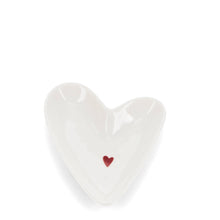 Load image into Gallery viewer, Small Heart Ceramic Trinket Dish
