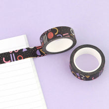Load image into Gallery viewer, Navy Geometric Washi Tape
