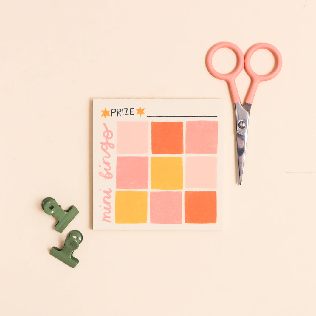 Mini Bingo Memo Pad