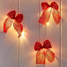 Load image into Gallery viewer, Fabric Bow LED String Lights
