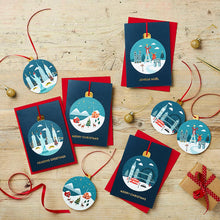 Load image into Gallery viewer, Winter Wonderland Pop-out Bauble Christmas Card
