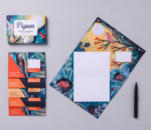 Load image into Gallery viewer, Harvest Moon Pigeon Pack of 6 Folding Letter Set
