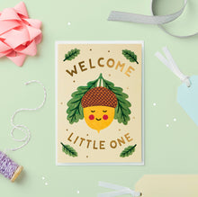 Load image into Gallery viewer, Little Acorn New Baby Greetings Card
