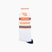Load image into Gallery viewer, Legend Organic Cotton Sports Socks in White
