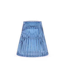 Load image into Gallery viewer, Blue Glass Double Sided Tealight Holder
