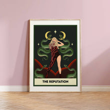 Load image into Gallery viewer, The Reputation Eras Tarot Taylor Swift Print
