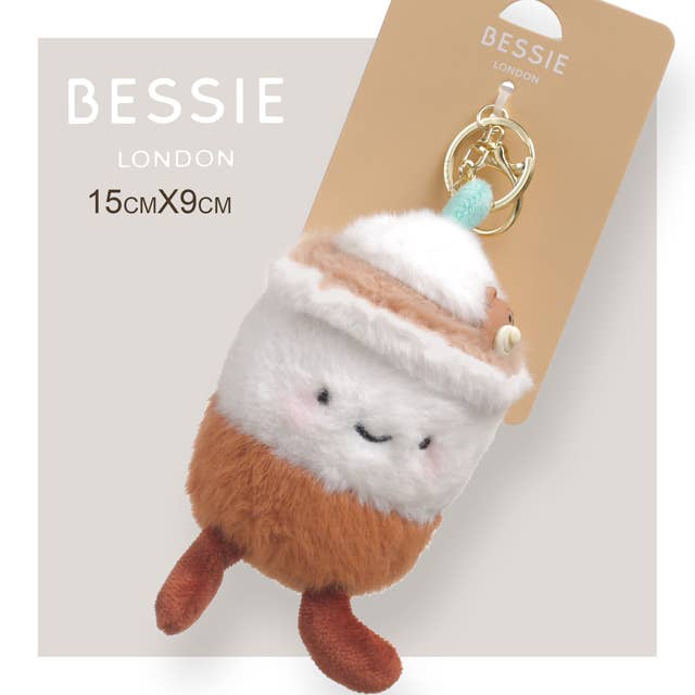 Plush Iced Coffee Bag Charm