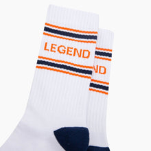 Load image into Gallery viewer, Legend Organic Cotton Sports Socks in White
