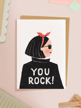 Load image into Gallery viewer, You Rock! Greetings Card
