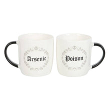 Load image into Gallery viewer, Gothic Poison and Arsenic Couples Mug Set
