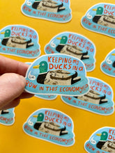 Load image into Gallery viewer, Ducks in a Row Vinyl Sticker
