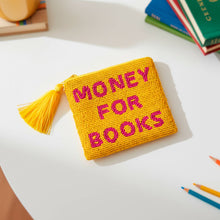 Load image into Gallery viewer, Helio Ferretti Money For Books Coin Purse
