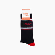 Load image into Gallery viewer, Daddy Organic Cotton Sports Socks in Black
