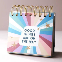 Load image into Gallery viewer, Floral Weekly Positivity Flip Chart
