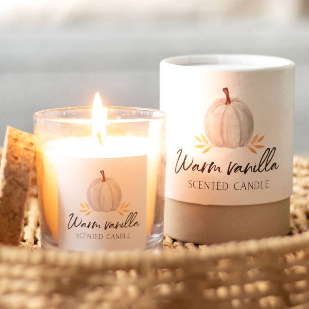 Warm Vanilla Scented Candle