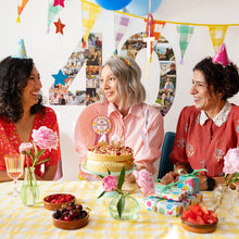 Load image into Gallery viewer, Gingham Cotton Fabric Bunting
