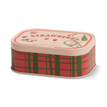 Load image into Gallery viewer, Paddywax Bistro Strawberry Tin Candle
