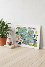 Load image into Gallery viewer, Sheffield Map Print

