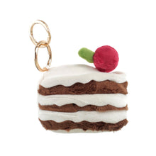 Load image into Gallery viewer, Plush Cake Slice Bag Charm
