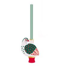 Load image into Gallery viewer, Hand-Painted Bird Ceramic Candle Holders
