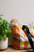 Load image into Gallery viewer, Caroline Gardner Multi Check Double Handle Tote Bag

