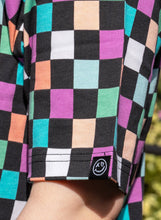 Load image into Gallery viewer, Rebel Romance Checkerboard Boxy Tee
