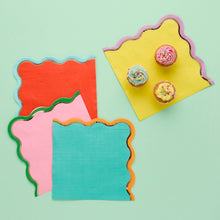 Load image into Gallery viewer, Pack of 16 Premium Brights Paper Napkins
