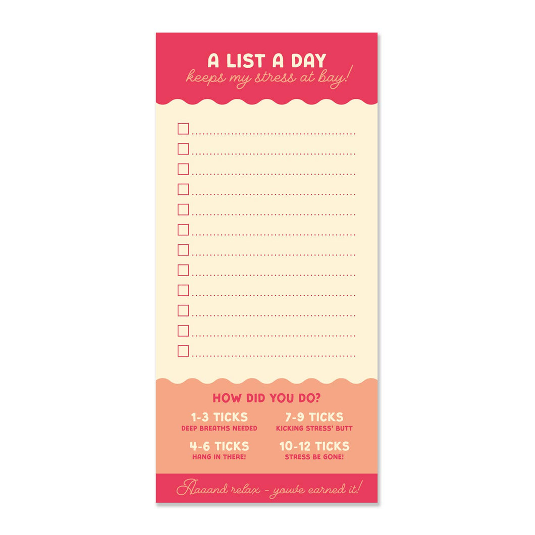 Listnote Day List A Day Notepad – Mookau