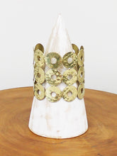 Load image into Gallery viewer, Beaten Ring Cuff Bangle
