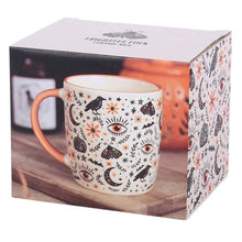 Load image into Gallery viewer, Frightful Folk Print Halloween Mug
