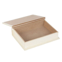 Load image into Gallery viewer, White Book Shaped Storage Box
