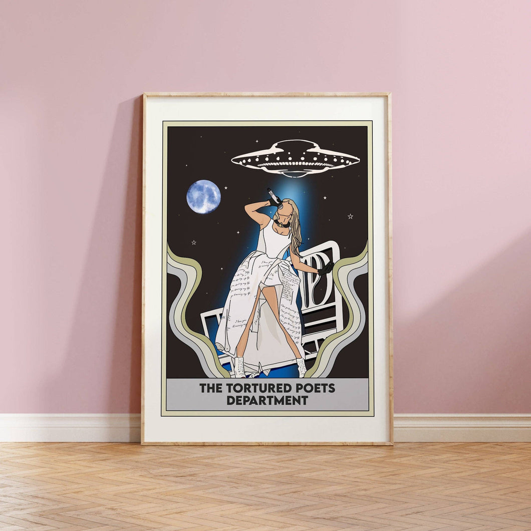 The Tortured Poets Eras Tarot Taylor Swift Print