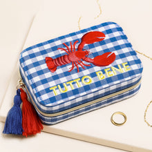Load image into Gallery viewer, Lobster Print Jewellery Case
