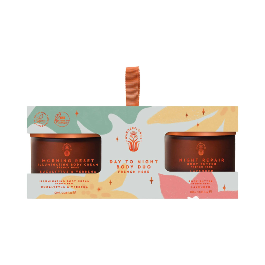 Wanderflower Day to Night Body Cream Duo