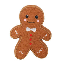 Load image into Gallery viewer, Gingerbread Man Boucle Christmas Cushion
