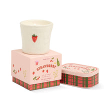 Load image into Gallery viewer, Paddywax Bistro Strawberry Tin Candle
