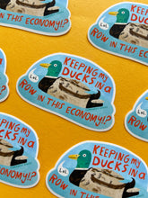 Load image into Gallery viewer, Ducks in a Row Vinyl Sticker
