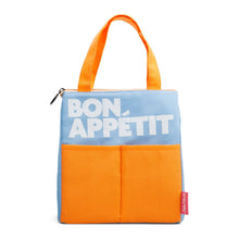 Load image into Gallery viewer, Helio Ferretti Orange Bon Appetit Lunch Bag
