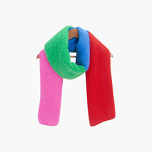 Load image into Gallery viewer, Aster Green &amp; Pink Colourblock Scarf
