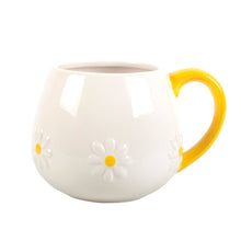 Load image into Gallery viewer, Daisy Flower Rounded Mug
