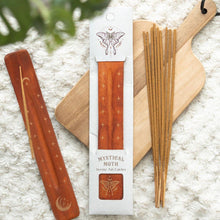 Load image into Gallery viewer, Mystical Moth Wooden Incense Ash Catcher
