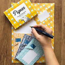 Load image into Gallery viewer, Pencil Pigeon Pack of 6 Folding Letter Set
